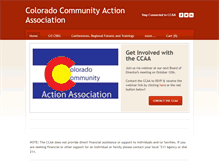 Tablet Screenshot of coloradocommunityaction.org